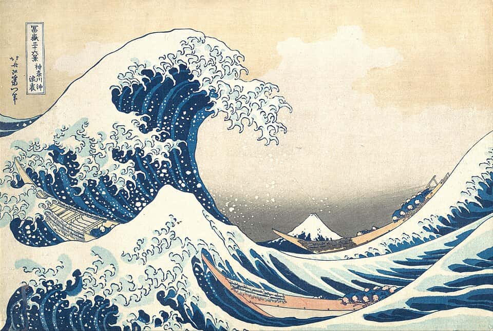 Paint the Great Wave
